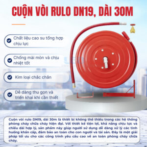 Cuộn Vòi rulo DN19, dài 30m
