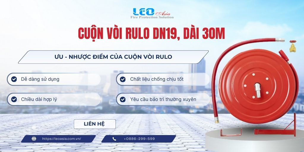 Rulo 30m DN19 - Cuộn Vòi rulo DN19 dài 30m