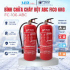 Bình chữa cháy bột ABC FICO 6kg FC-106-ABC Bình chữa cháy bột ABC FICO 6kg FC-106-ABC