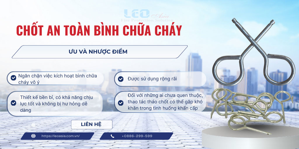Chốt an toàn bình chữa cháy