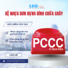 Kệ nhựa đơn đựng bình chữa cháy Kệ nhựa đơn đựng bình chữa cháy