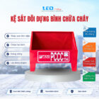 Kệ sắt đôi đựng bình chữa cháy