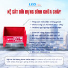 Kệ sắt đôi đựng bình chữa cháy Kệ sắt đôi đựng bình chữa cháy