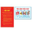 Nội quy + Tiêu Lệnh PCCC, khổ 300 x500mm, chất liệu Mica 1 tấm - Việt Nam Nội quy + Tiêu Lệnh PCCC, khổ 300 x500mm, chất liệu Mica 1 tấm - Việt Nam