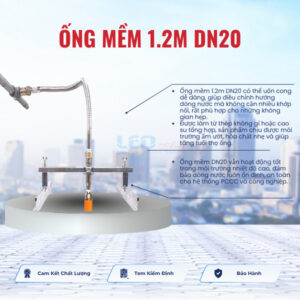 Ống mềm 1.2m DN20