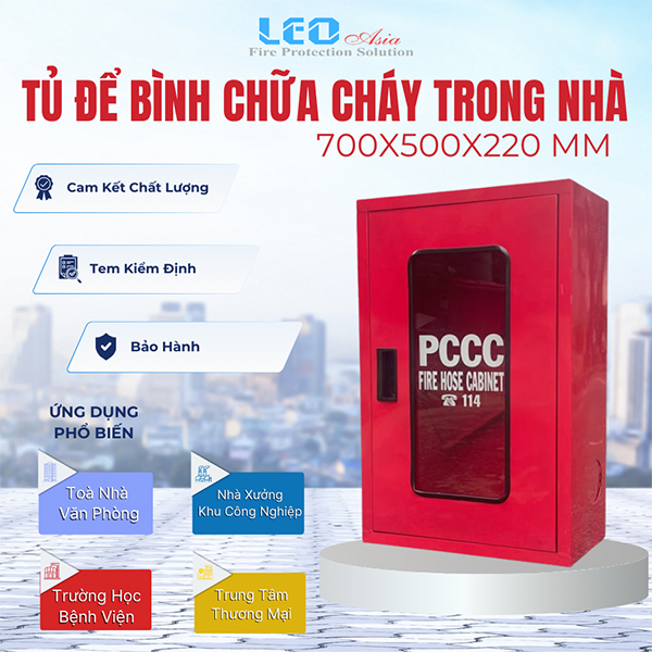 Tủ để bình trong nhà 700x500x220 mm Tủ để bình trong nhà 700x500x220 mm