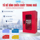 Tủ để bình chữa cháy trong nhà 500x450x220mm