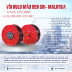 Vòi rulo màu Đen, DN25, dài 30m, HRS038-MS-722-RD, Sri- Malaysia Vòi rulo màu Đen, DN25, dài 30m, HRS038-MS-722-RD, Sri- Malaysia