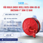 Vòi rulo (Hose Reel) EH25-SDM-09-GI, DN25mm-1", 30m, 12 bar, Eversafe/Malaysia Vòi rulo (Hose Reel) EH25-SDM-09-GI, DN25mm-1", 30m, 12 bar, Eversafe/Malaysia