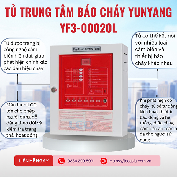 Tủ trung tâm báo cháy Yunyang YF3-00020L