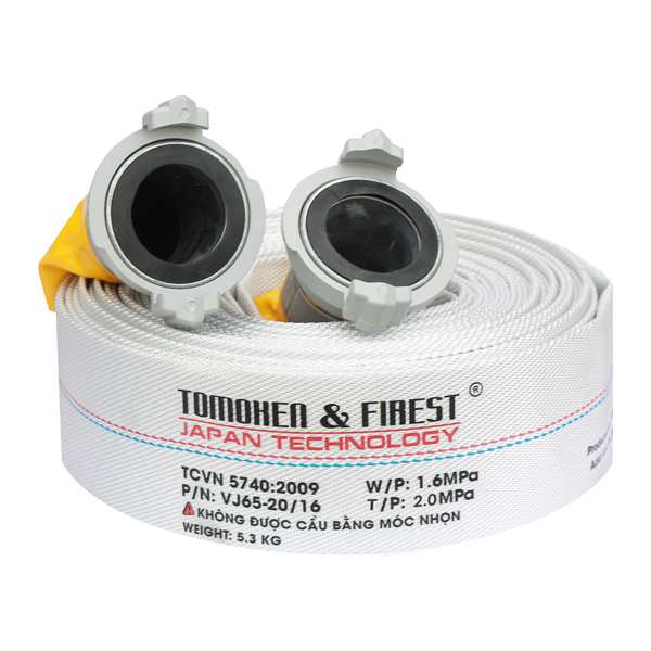 Cuộn vòi chữa cháy Tomoken D65x20m 1.6 Mpa Cuộn vòi chữa cháy Tomoken D65x20m 1.6 Mpa