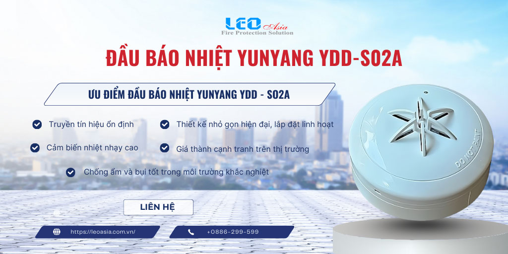 Đầu báo nhiệt Yunyang YDD-S02A
