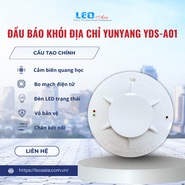 Đầu báo khói địa chỉ Yunyang YDS-A01