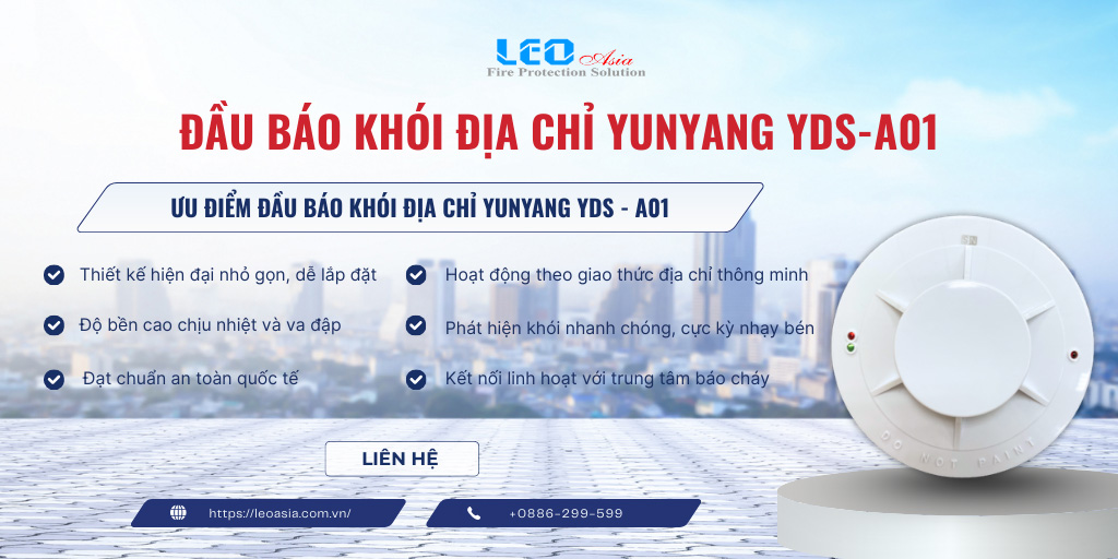 Đầu báo khói địa chỉ Yunyang YDS-A01