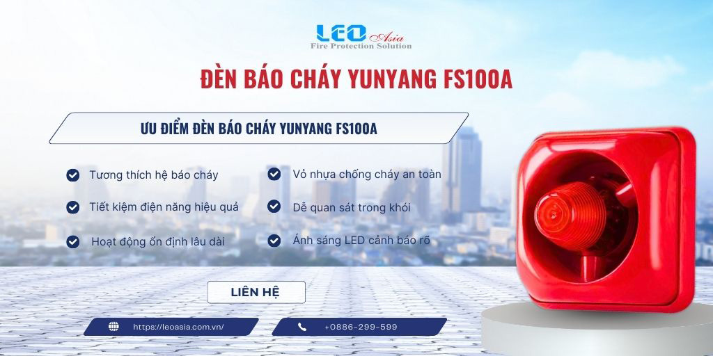 Đèn báo cháy Yunyang FS100A