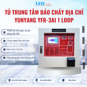Tủ trung tâm báo cháy địa chỉ Yunyang YFR-3AI 1 loop
