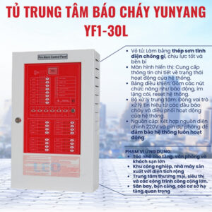 Tủ trung tâm báo cháy Yunyang YF1-30L