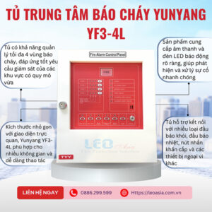Tủ trung tâm báo cháy Yunyang YF3-4L