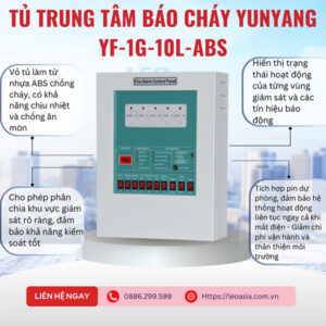 Tủ trung tâm báo cháy Yunyang YF-1G-10L-ABS