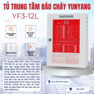 Tủ trung tâm báo cháy Yunyang YF3-12L