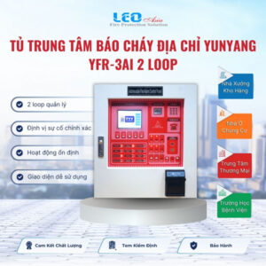 Tủ trung tâm báo cháy địa chỉ Yunyang YFR-3AI 2 Loop