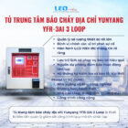 Tủ trung tâm báo cháy địa chỉ Yunyang YFR-3AI 3 Loop Tủ trung tâm báo cháy địa chỉ Yunyang YFR-3AI 3 Loop