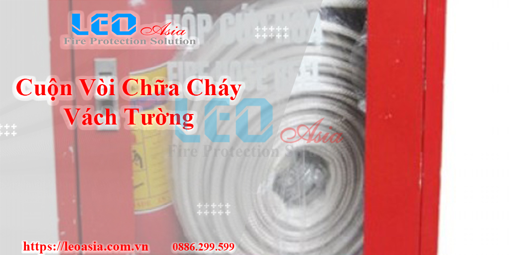 Cuộn vòi chữa cháy vách tường