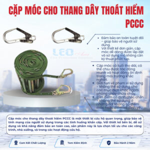 Cặp móc cho thang dây thoát hiểm PCCC