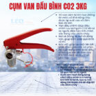 Cụm van đầu bình Co2 3kg Cụm van đầu bình Co2 3kg