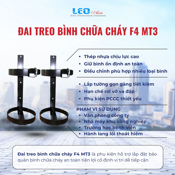 Đai treo bình chữa cháy F4 MT3