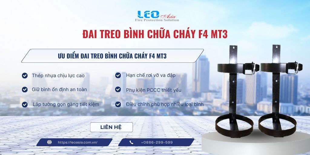 Đai treo bình chữa cháy F4 MT3