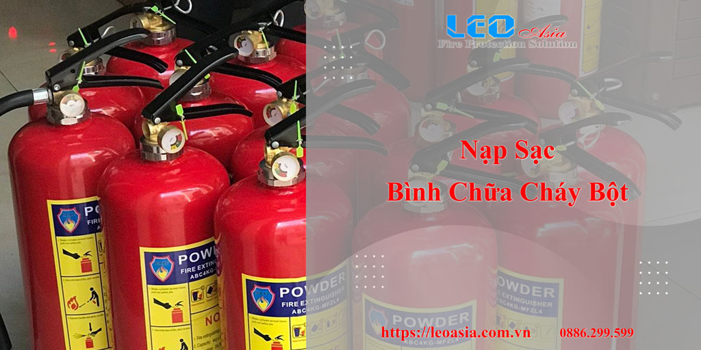 nạp sạc bình chữa cháy bột