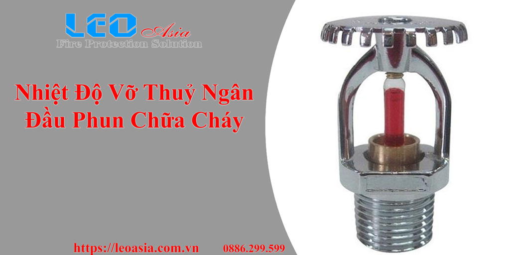 Nhiệt độ vỡ thủy ngân trong đầu phun chữa cháy