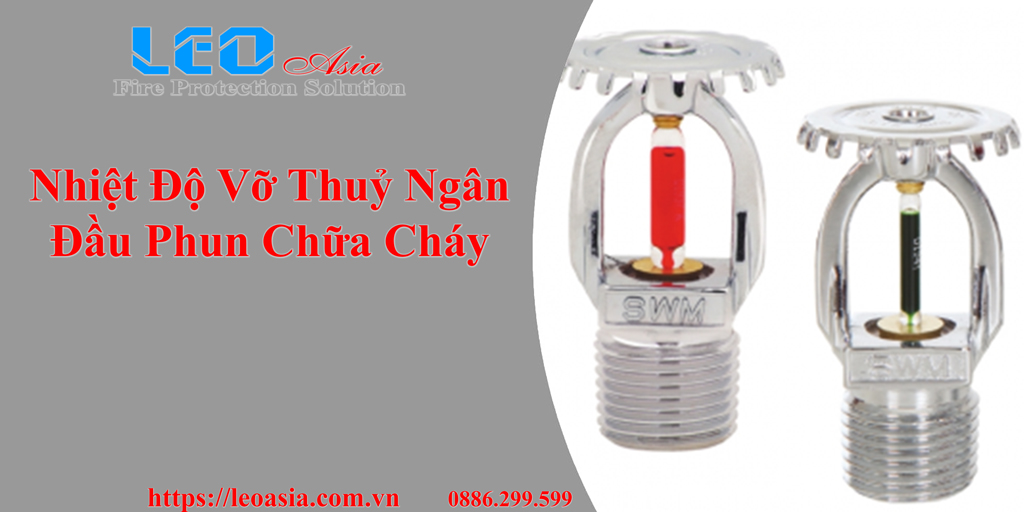 Nhiệt độ vỡ thủy ngân trong đầu phun chữa cháy