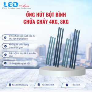 Ống hút bột bình chữa cháy 4kg, 8kg