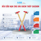 Rìu cứu nạn nặng 2kg dài 60cm thép cacbon cường độ cao Rìu cứu nạn nặng 2kg dài 60cm thép cacbon cường độ cao