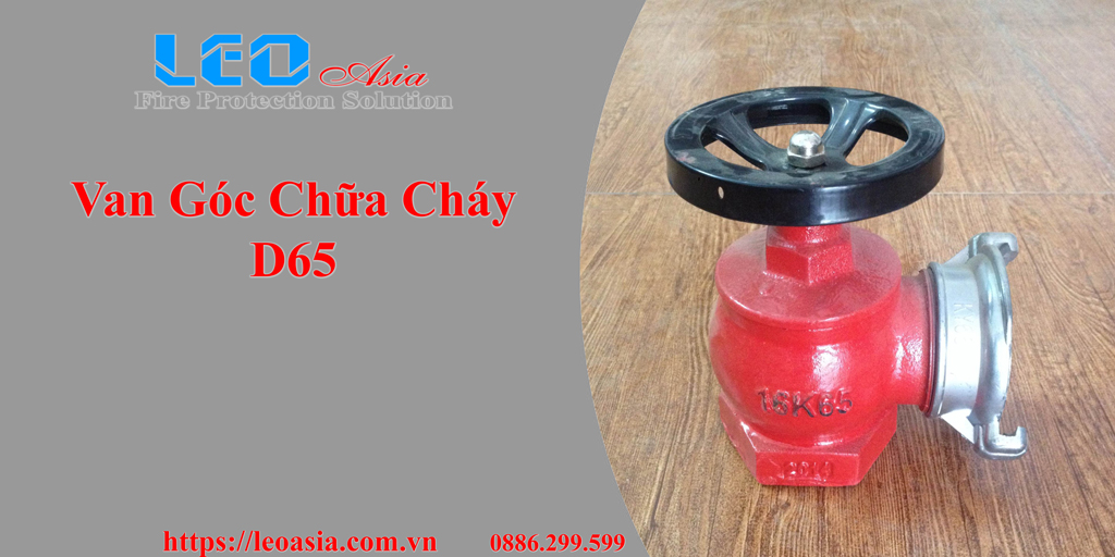 Van góc chữa cháy D65