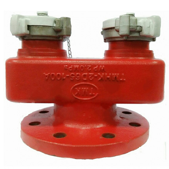 Đầu trụ tiếp nước 2 ngã 2DN65xDN100 Đầu trụ tiếp nước 2 ngã 2DN65xDN100