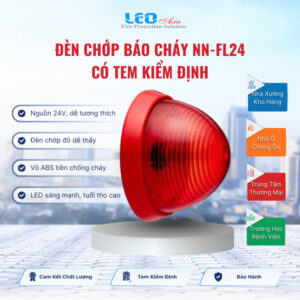 Đèn chớp báo cháy NN-FL24, đã bao gồm tem kiểm định