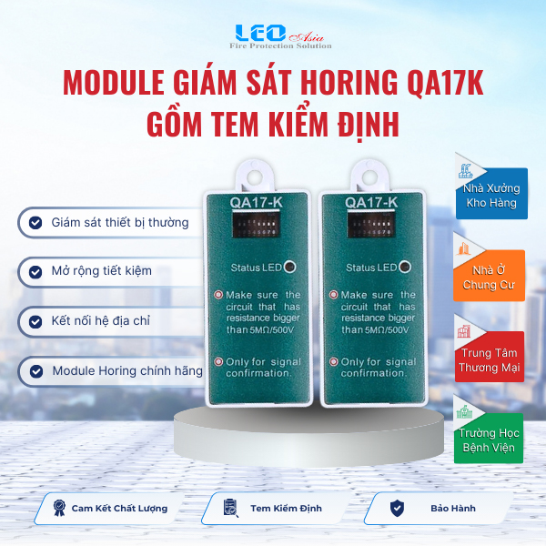 Modul giám sát Horing QA17K đã bao gồm tem kiểm định Modul giám sát Horing QA17K đã bao gồm tem kiểm định