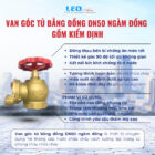 Van góc tủ bằng đồng DN50 ngàm đồng đã bao gồm kiểm định Van góc tủ bằng đồng DN50 ngàm đồng đã bao gồm kiểm định
