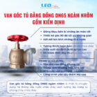 Van góc tủ bằng đồng DN65 ngàm nhôm (không mạ) đã bao gồm kiểm định Van góc tủ bằng đồng DN65 ngàm nhôm (không mạ) đã bao gồm kiểm định