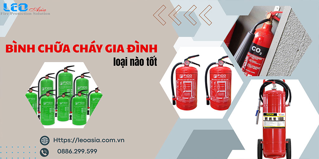 Bình chữa cháy gia đình: Giải pháp an toàn phòng cháy hiệu quả