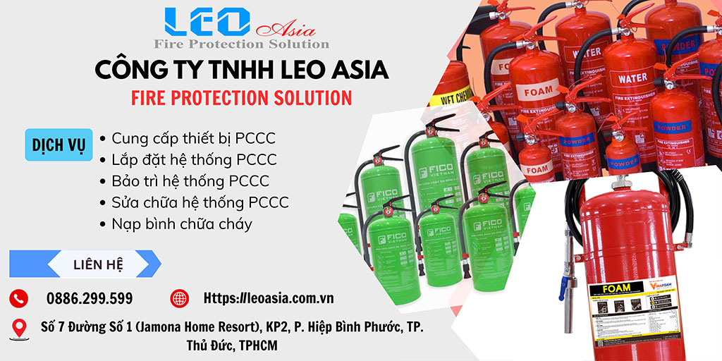 Bình chữa cháy gia đình: Giải pháp an toàn phòng cháy hiệu quả