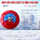 Bình cầu chữa cháy tự động FICO 6kg FC-116-ABC Bình cầu chữa cháy tự động FICO 6kg FC-116-ABC