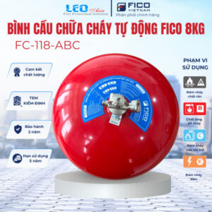 Bình cầu chữa cháy tự động FICO 8kg FC-118-ABC