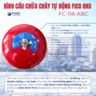 Bình cầu chữa cháy tự động FICO 8kg FC-118-ABC Bình cầu chữa cháy tự động FICO 8kg FC-118-ABC