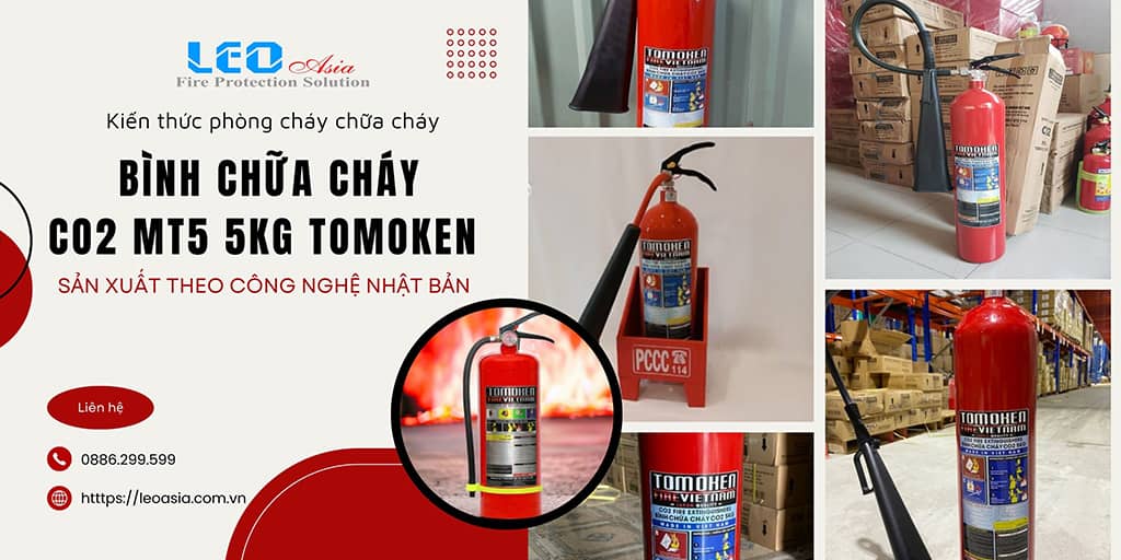 Tìm hiểu bình chữa cháy 5kg: Đặc điểm, ưu điểm và giá bán