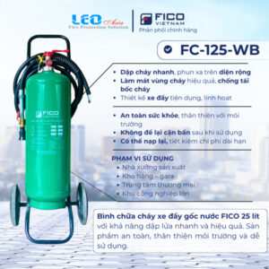 Bình chữa cháy gốc nước FICO FC-125-WB 25 Lít