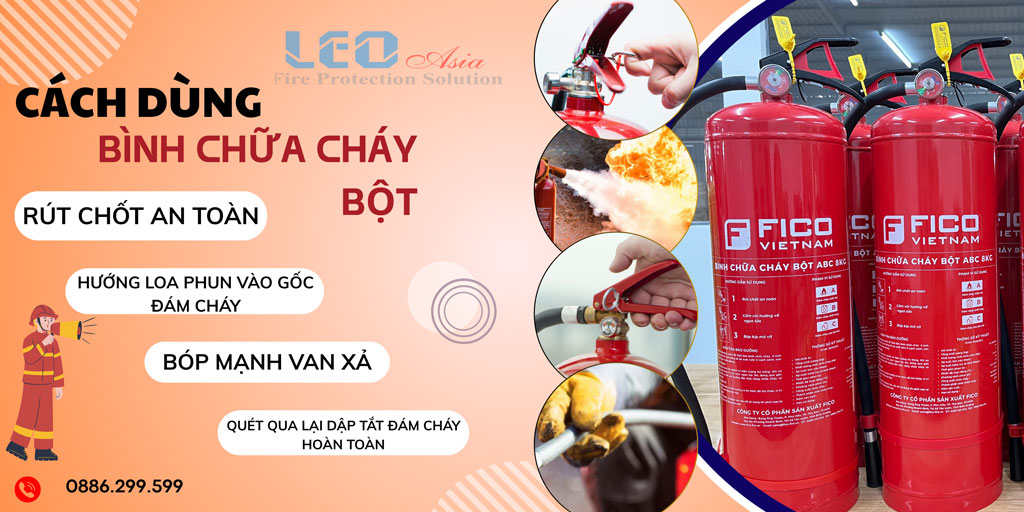 Hướng dẫn cách sử dụng bình chữa cháy đúng cách - Kỹ năng cần thiết cho mọi người